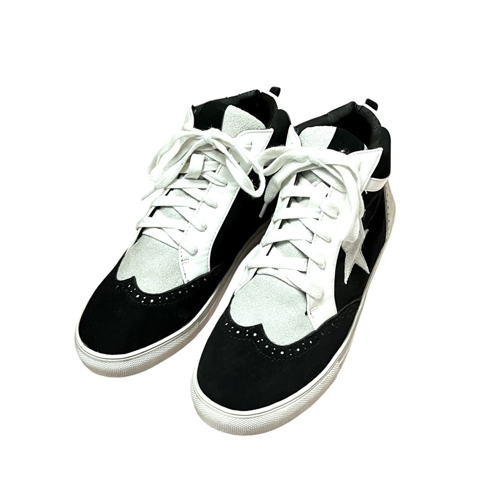 ShuShop Phoenix Star Sneakers Size 5.5 Black/White